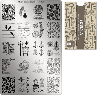 Moyra Stamping Plate 05 Vintage