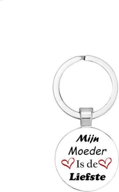 Akyol - mijn moeder is de liefste Sleutelhanger - Mama/Moeder - Mama/Moeder - Leuke kado voor je moeder om te geven - 2,5 x 2,5 CM
