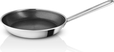 Eva Trio - Stainless Steel Mosaic Ceramic Slip-Let Koekenpan Ø 20 cm - Aluminium - Zilver -
