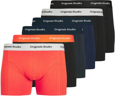 Jack & Jones Heren retro short / pant 6 pack Vesterbro Solid