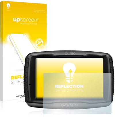 upscreen - Screenprotector voor Garmin zumo 595LM - Folie Beschermfolie anti glare matte