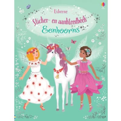 Sticker- En Aankleedboek Eenhoorns