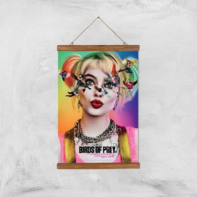 DC Birds Of Prey Giclee Art Print - A3 - Wooden Hanger