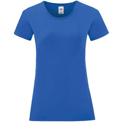 Dames-T-shirt Fruit of the Loom Iconic 150