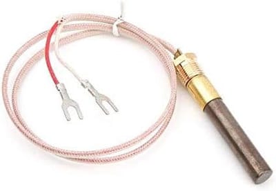 Gashaard Thermokoppel - Thermozuil Generator - Terrasverwarming Reparatie - Millivolt Systeem - 24 inch - Goud