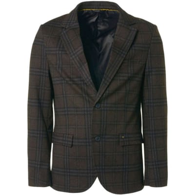 No Excess Blazer Jersey Stretch Check Coffee Größe: 54 | Blazer Outlet | Herren | Braun