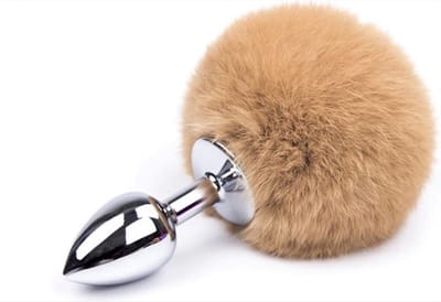 CHPN - Buttplug - Butt plug - Anaal plug - Bruin - Fluffy buttplug - Konijnenstaartje - BunnyTail - Sexy Konijnenstaart - Erotiek - Anaal - Sextoy