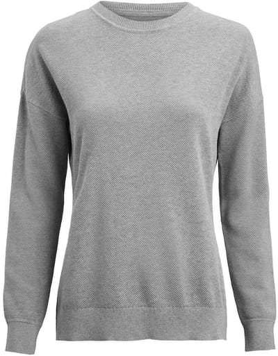 James Harvest Ashland Casual Gebreide Sweater Dames 2122512 - Grey Melange - XXL