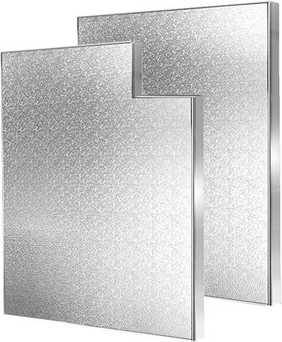 Isolatieplaat - Warmtebescherming - Keuken Beschermen - Moeilijk Ontvlambaar - 60x120cm - Zilver