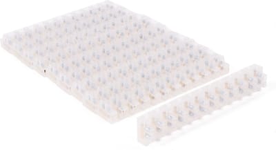 Benson Kroonsteenstrip 6 mm² - 10 strips - 120 klemmen - transparant
