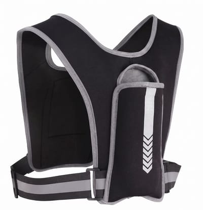 Reflectie Vest met Telefoonhouder / Waterfleshouder - Hardloop Sport Vest - Veiligheidsvest - Telefoon Houder - Waterfles Houder - Jogging Reflectie Vest - ATHLIX