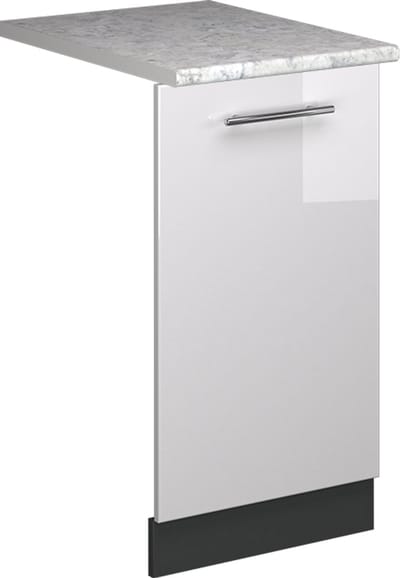 Vicco Fame-Line Vaatwasserfrontpaneel – 45 cm, WB Marmer Wit Hoogglans