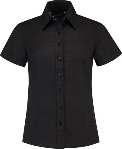 Lemon & Soda blouse voor dames in de kleur zwart in de maat XXL