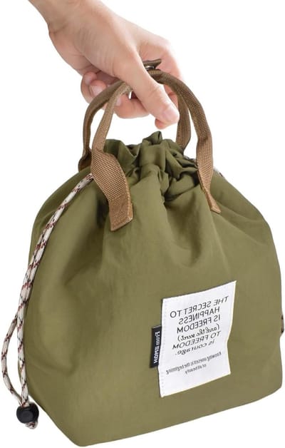 Duurzame Geïsoleerde Lunchtas, Herbruikbare Lekvrije Thermische Koeltas voor Volwassenen en Kinderen, Vouwbare Voedselcontainer voor Werk, School en Picknick, Lichtgewicht en Praktisch