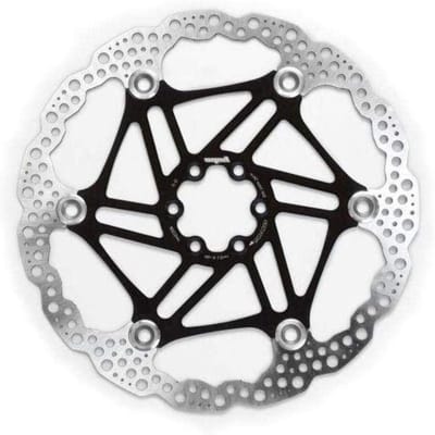 Drijvende schijfremrotor - Fietsrem schijf - Fietsen verbeteren - Breder remoppervlak - 200mm - Zwart