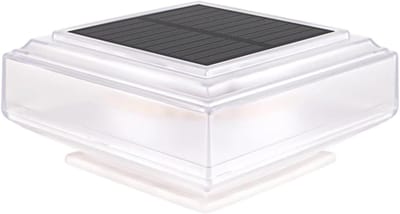 Paal Verlichting - Wandarmaturen - Buiten Verfraaien - Zonne-energie Aangedreven - 13.5 x 13 x 7 cm - Warm Wit