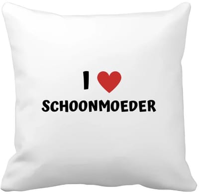 Akyol - i love schoonmoeder Kussen hoes - Schoonmoeder - de liefste schoonmoeder - moeder cadeautjes - moederdag - verjaardag - geschenk - kado - 40 bij 40 cm