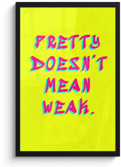 Poster in lijst - Fotolijst 40x60 cm - Posters - Quote - Minimalistisch - Kleurrijk - Posterlijst zwart - Decoratie - Wanddecoratie woonkamer - Muurdecoratie slaapkamer