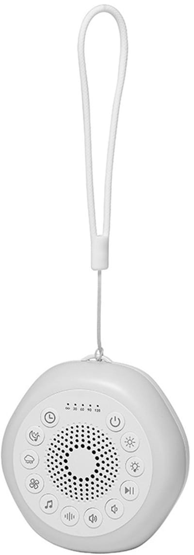 White noise machine - 27 witte ruis-geluiden — 10.6*9.3*4.3cm - Kinderslot - Nachtlampje met 7 kleuren - Automatische uitschakeltimer - Compact en draagbaar