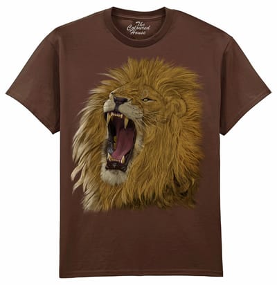 Leeuw Roaring Lion The Coloured House T-shirt M
