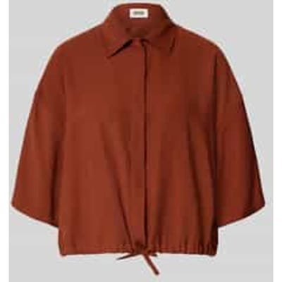 Blouse met tunnelkoord aan de zoom model 'LAINAY'