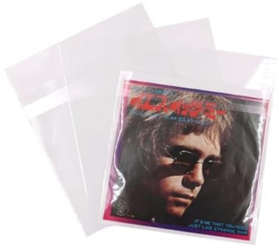Doorzichtige Vinylplaat Albumhoezen voor Collectiebescherming – Anti-statisch en Flap