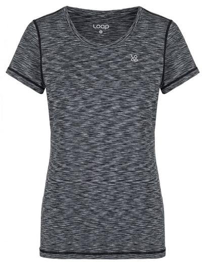 Dames sport-T-shirt Loap Marlie Zwart - M