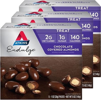 Atkins | Endulge | Chocolate Covered Almond | 3 stuks | 3 x 28g