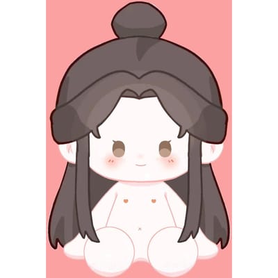 40cm Hemelse Ambtenaren Zegen Knuffelpop Hua Cheng Xie Lian Cosplay Schattig Zacht Gevuld Speelgoed Kussen Voor Anime Fans 40cm white