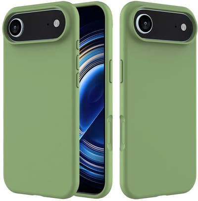 Shockproof Backcover - Liquid Silicone Soft Hoesje - Geschikt voor: iPhone Air - Groen