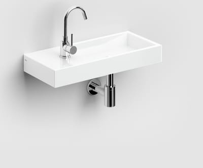 Clou Mini Wash Me fontein 48x32cm zonder kraangat Keramiek wit