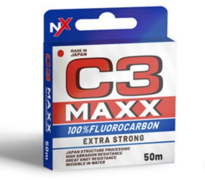 Colmic C3 MAXX Fluor Carbon Fluorocarbon 23/00 Lijn Onderlijnmateriaal Sterke Fluo Vislijn Onderlijn