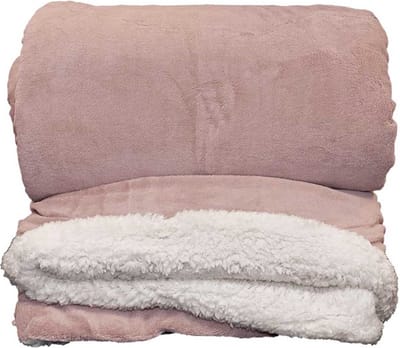 D- Unique Living | Lars XL plaid 220x240cm old pink