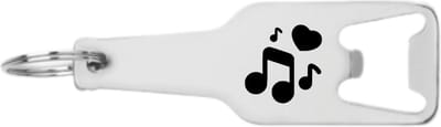 Akyol - muzieknoot flesopener - Muzieknoot - cadeau muziekliefhebber - leuk cadeau voor je vriend om te geven - verjaardag muzikant - 105 x 25mm