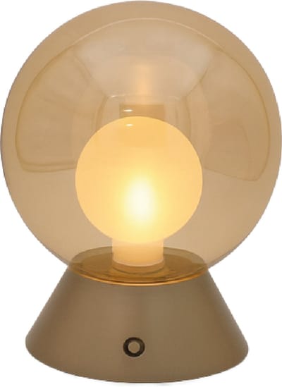 Luxus Europe - Tafellamp Touch Nora Goud - Draadloze LED Tafellamp Binnen - USB-C Oplaadbaar - Touchbediening - Dimbaar - 3 Lichtkleuren