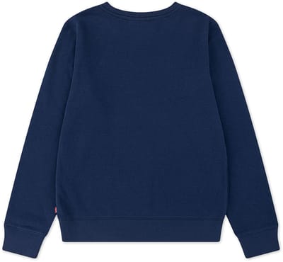 Levi´s ® Kids Mini Logo Crewneck Sweatshirt Blauw 10 Years Jongens