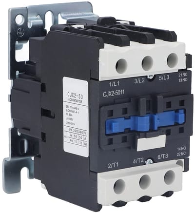 Zeynomax - CJX2-5011 - 50A bescherming - Vlamvertragende behuizing - AC 220V spoelbescherming - Industrieel gebruik - Stroombeveiliging - Geschikt v..