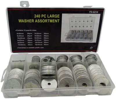 Assortimentsdoosje ringen carrosserie 240 dlg.