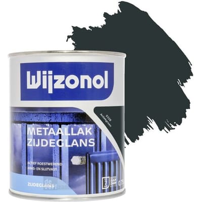 Wijzonol Metaallak Zijdeglans - Antiekgroen - 750 ml - Verfhal.nl