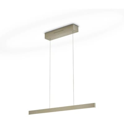 Knapstein LED hanglamp LINDA-72, bronzen afwerking, 72 cm, gebarenbediening