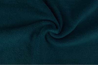Fleece stof - Donker petrol - 1 meter - Per meter - Anti pilling fleece