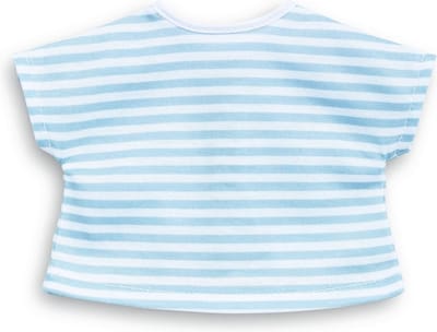 Corolle Ma Corolle kleding Striped T-Shirt - Grey 36 cm