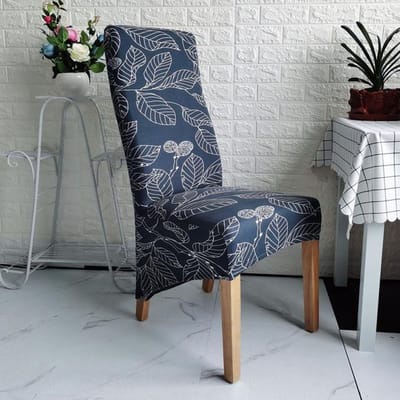 Housse de Chaise Longue Taille XL Spandex Extensible Style Européen Surdimensionnée Siège Chaise de Salle à Manger Housse de Chaise Restaurant Hôtel Fête Banquet 1 piece