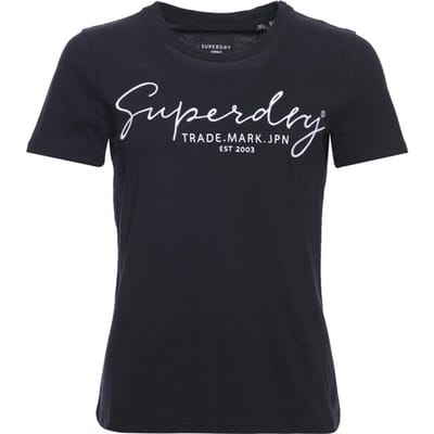Superdry Alice Script Dames T-shirt - Maat S
