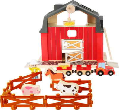 Small Foot Farm met accessoires - Houten boerderij speelset voor kinderen