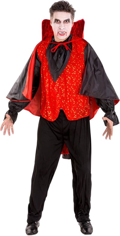 dressforfun - Herenkostuum graaf Dracula L - verkleedkleding kostuum halloween verkleden feestkleding carnavalskleding carnaval feestkledij partykleding - 300171