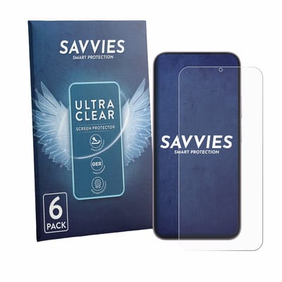 Savvies - Screenprotector voor realme C100i - Folie Beschermfolie transparant 6 Stuks