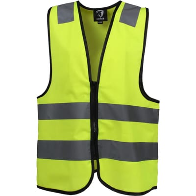Gilet met fluorescerende en reflecterende rits HORKA