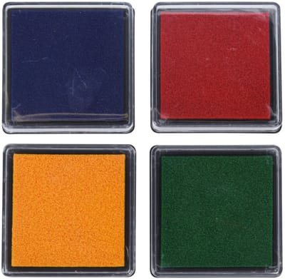 Stempelset van 4 Kleuren