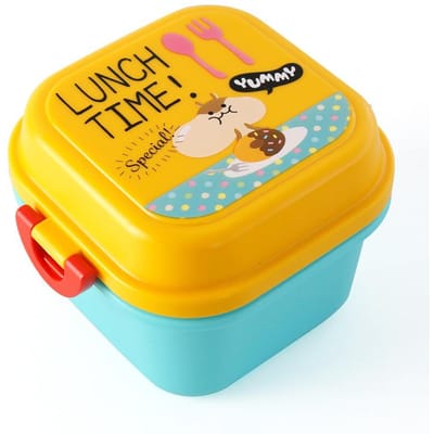 Kinderen Cartoon Plastic Lunchbox Voedsel Bento Box Magnetron Oven Container Tafelgerei Voedsel Opslagcontainers